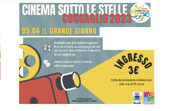 CINEMA SOTTO LE STELLE 2023: proiezione del 05/06/2023